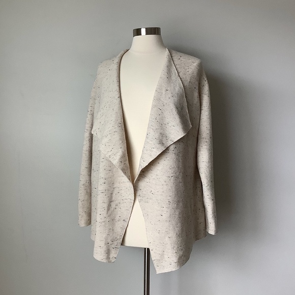 Eileen Fisher Organic Cotton Wool Blend Open Knit Cardigan Sweater MSRP$268 - Picture 3 of 16
